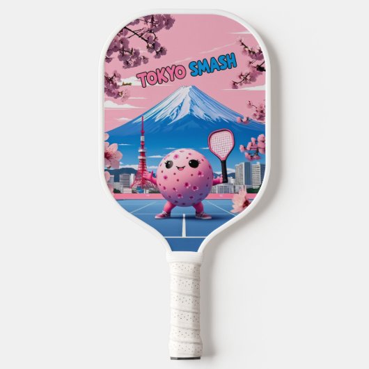 Fuji Smash – Tokyo Pickleball Design Paddle (Voorkant)