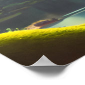 Fuji van het meer van Kawaguchi - Tsuchiya Koitsu  Poster (Hoek)