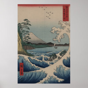 Fuji van het Zee Satta Poster