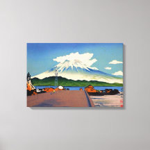 Fuji vanaf een weg naar Tokuriki Tomikichiro