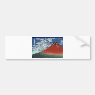 Fuji Volcano Japan schilderen Bumpersticker
