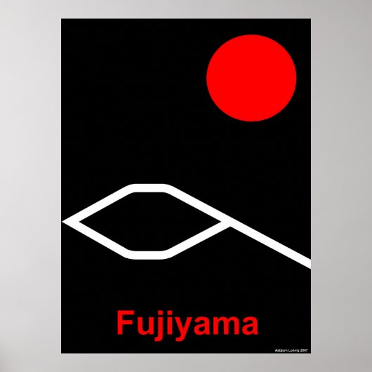 Fujiyama Poster (Voorkant)