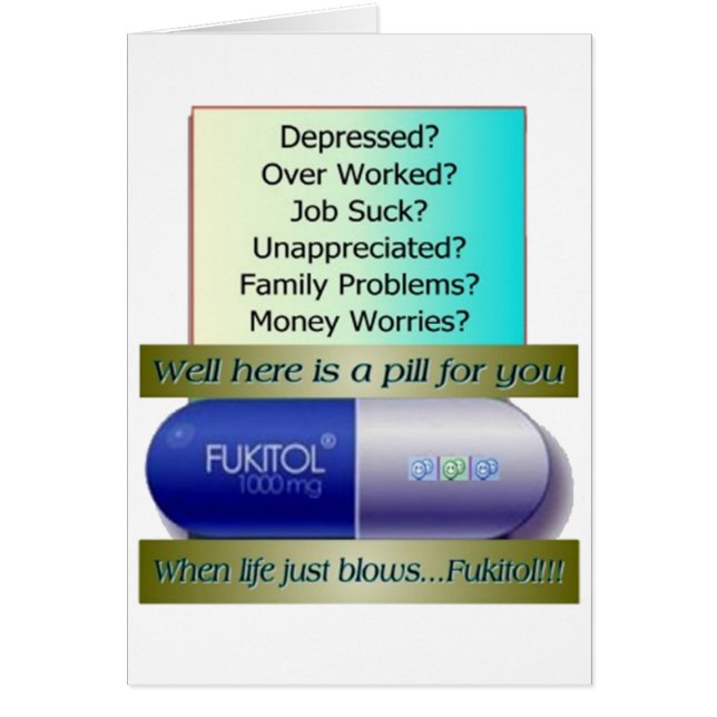 Fukitol, le travail ne suce, au-dessus de (Devant)