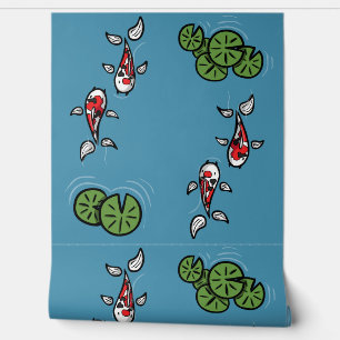 Fuku en Heiwa de Koi Behang