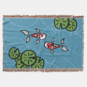 Fuku et Heiwa, la couverture Koi Throw