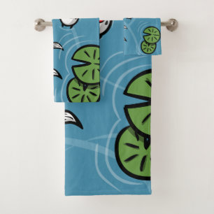 Fuku et Heiwa le kit de serviettes Koi