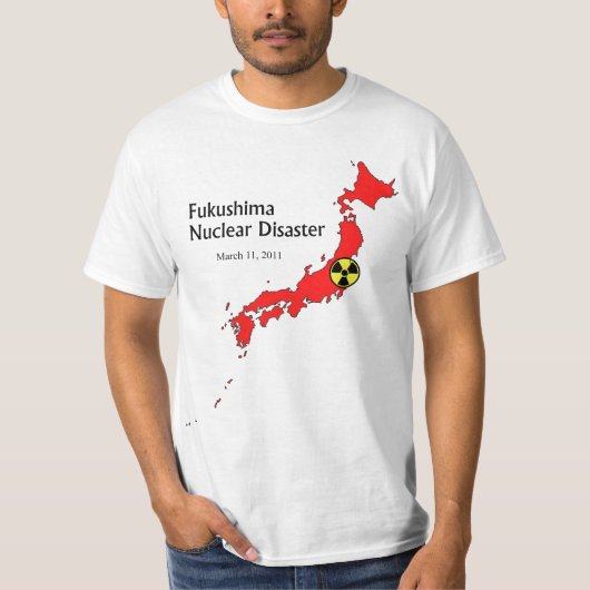 Fukushima kernramp t-shirt (Voorkant)
