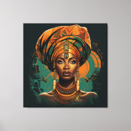 Fulani Radiance Canvas Afdruk