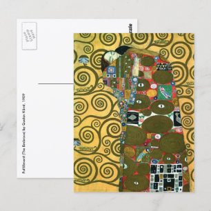 Fulfillment ook bekend als The Embrace door Gustav Briefkaart