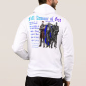 Full Armor of God Unisex Custom Graphics Hoodie (Achterkant)