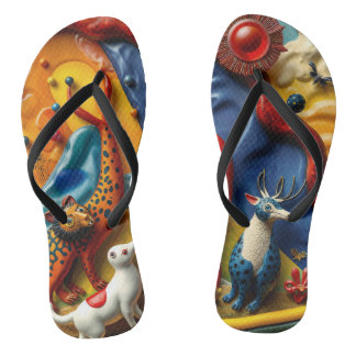 full color 3D Teenslippers