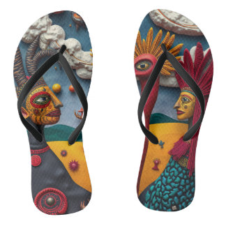 full color 3D Teenslippers