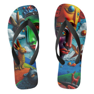 full color 3D Teenslippers