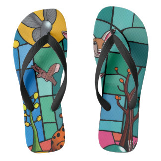 full color 3D Teenslippers