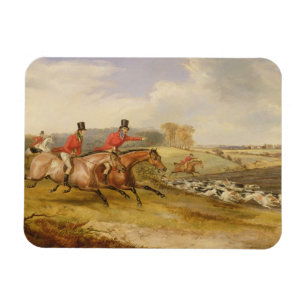 Full Cry, Bachelor's Hall, 1835 (olie op doek) Magneet