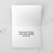 Full-Dresser Motorcycle Funny Get Well Card Kaart (Binnen)