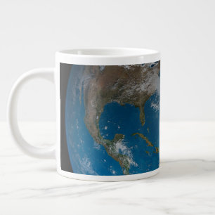 Full Earth met Noord- en Zuid-Amerika. Extra Grote Beker