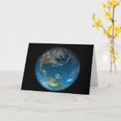 Full Earth met Noord- en Zuid-Amerika. Kaart (Gele Bloem)