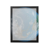Full Earth met Noord- en Zuid-Amerika. Notitieblok (Gedraaid)