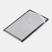 Full Earth met stadslichten van Europa 's nachts. Post-it® Notes (Schuin)