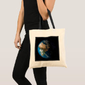 Full Earth toont gesimuleerde wolken boven Afrika. Tote Bag (Voorkant (product))
