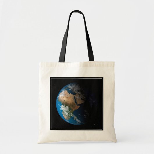 Full Earth toont gesimuleerde wolken boven Afrika. Tote Bag (Voorkant)
