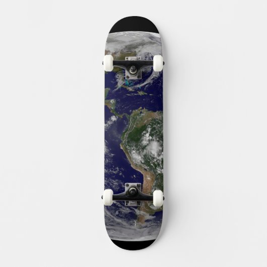 Full Earth toont lagedruksystemen. Skateboard (Voorkant)