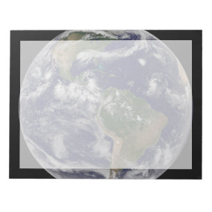 Full Earth toont verschillende tropische Storm sys Notitieblok