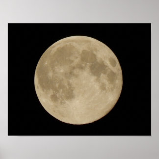 Full Harvest Moon Poster