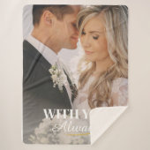 Full-Lijst Love Note Sherpa Blanket Sherpa Deken (Voorkant)