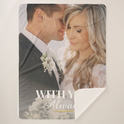 Full-Lijst Love Note Sherpa Blanket Sherpa Deken (Voorkant)