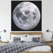 FULL MOON Aangepaste Fotografie Canvas Print (Insitu (Slaapkamer))