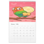 Full Moon Animals 2026 Funny Wall Calendar Kalender (Feb 2026)