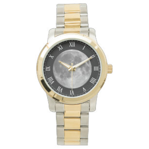 Full Moon Astronomy Watch Horloge