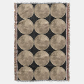 Full Moon Blanket Super Moon Throw Blankets Cadeau Deken (Voorkant Verticaal)