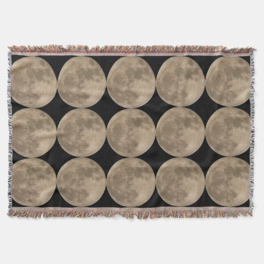 Full Moon Blanket Super Moon Throw Blankets Cadeau Deken (Voorkant)