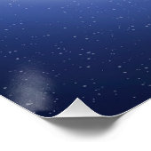 Full Moon Blue Aura Glossy Poster Perfect Poster (Hoek)