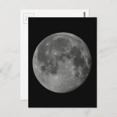 Full Moon Card Briefkaart (Voorkant / Achterkant)