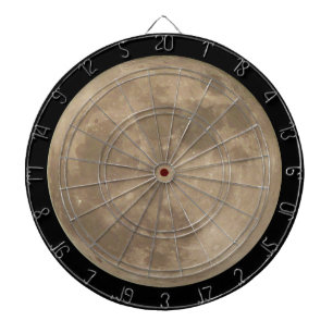 Full Moon Dartboard Moon Darts Astronomy Decor Dartbord