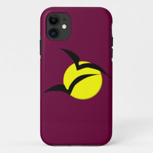 Full Moon en Bats iPhone Case