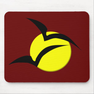 Full Moon en Bats Mousepad Muismat