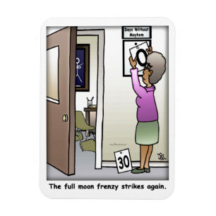 Full Moon Frenzy Flexible Magnet Magneet