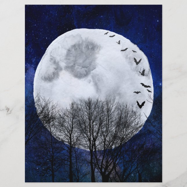 Full Moon Halloween-scrapbook (Voorkant)