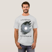 Full Moon Is Everybody Nuts Funny Light T-shirt (Voorkant volledig)