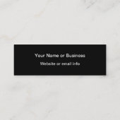 Full Moon Mini Bladwijzer Visitekaartje (Achterkant)