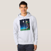 Full Moon Night Sky Hoodie (Voorkant volledig)