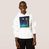 Full Moon Night Sky Hoodie (Voorkant volledig)
