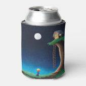 Full Moon Night Sky Koelbox Blikjeskoeler (Blikje Voorkant)