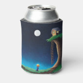 Full Moon Night Sky Koelbox Blikjeskoeler (Blikje Achterkant)