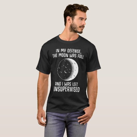 Full Moon Pagan Witch Wiccan Quote T-shirt (Voorkant volledig)